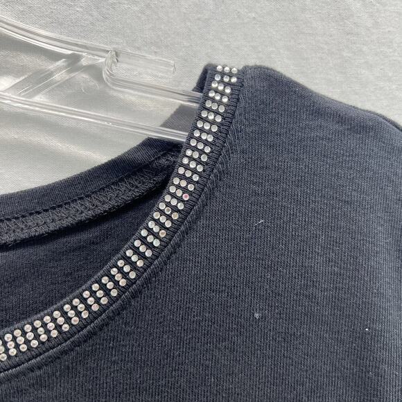 Talbots 100% Cotton Sleeveless Rhinestone Top Size XL - Picture 4 of 10